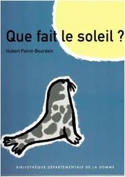Que fait le soleil ? / Hubert Poirot-Bourdain | Poirot-Bourdain, Hubert (1990-....)