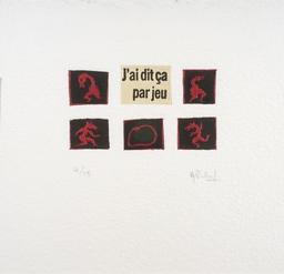 J'ai dit ça par jeu / Alain Prillard | Prillard, Alain. Artiste